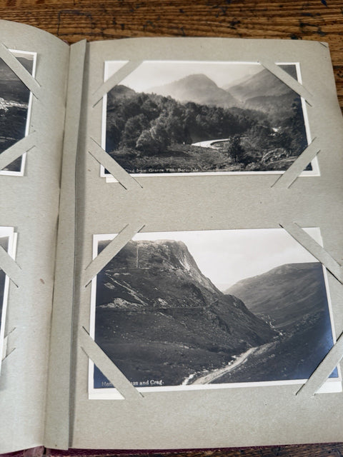 Vintage Postcard Album 37 UK Scenic Postcards Richmond Keswick Lake District