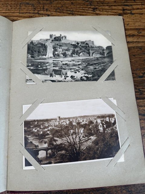 Vintage Postcard Album 37 UK Scenic Postcards Richmond Keswick Lake District