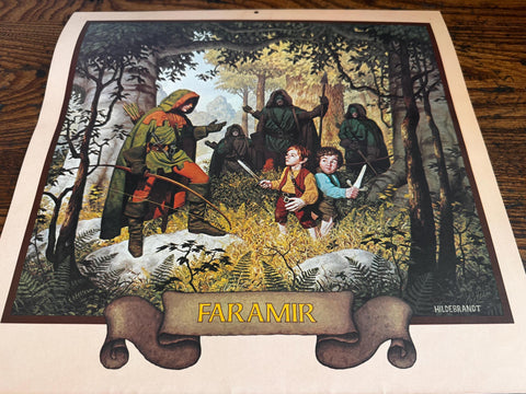 Faramir Fantasy Art Print by Hildebrand | 1977 Calendar Page