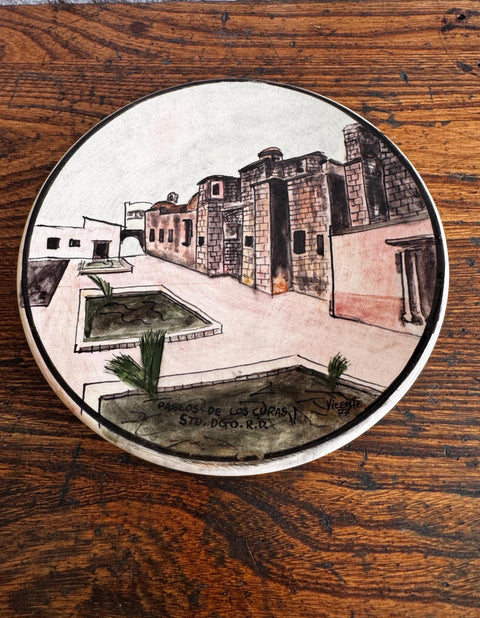 Santo Domingo Hand Painted Ceramic Plates | 1977