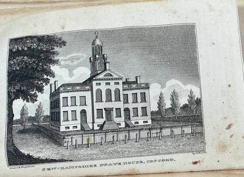 A Gazetteer of the State of New-Hampshire by John Farmer and Jacob B. Moore | 1823 Hardcover