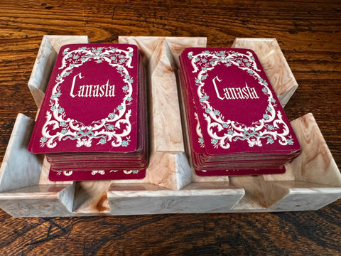 Vintage 1950 Canasta Card Game Set by Whitman Publishing Co.