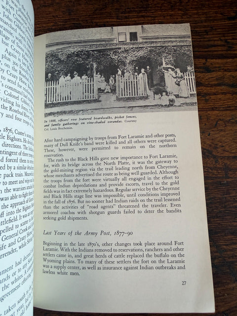 Fort Laramie National Monument Wyoming by David L. Hieb | 1961 Historical Handbook