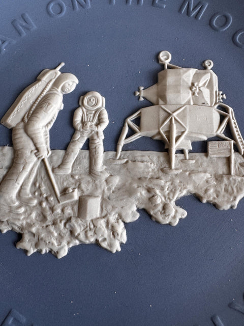 Wedgewood Apollo 11 Souvenir Plate - Man on the Moon 1969