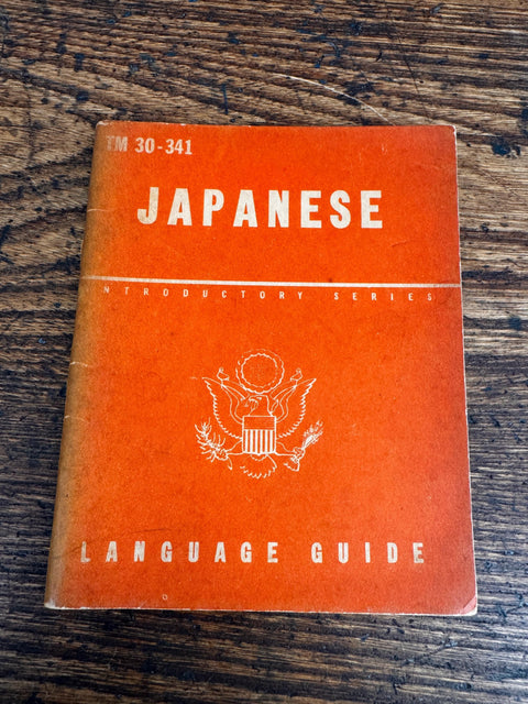 2 Vintage WWII Language Guide Books: Japanese & Russian