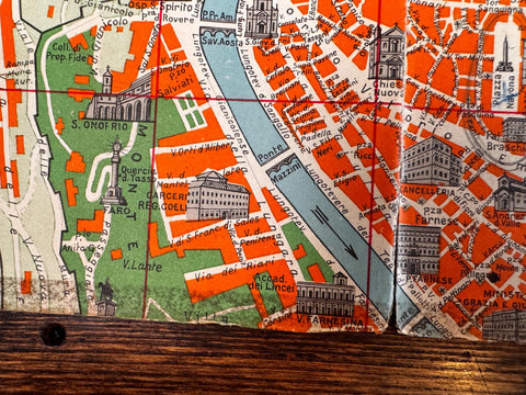 Nuovissima Pianta di Roma Guide and Map