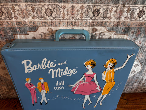 1963 Mattel Barbie and Midge Doll Case
