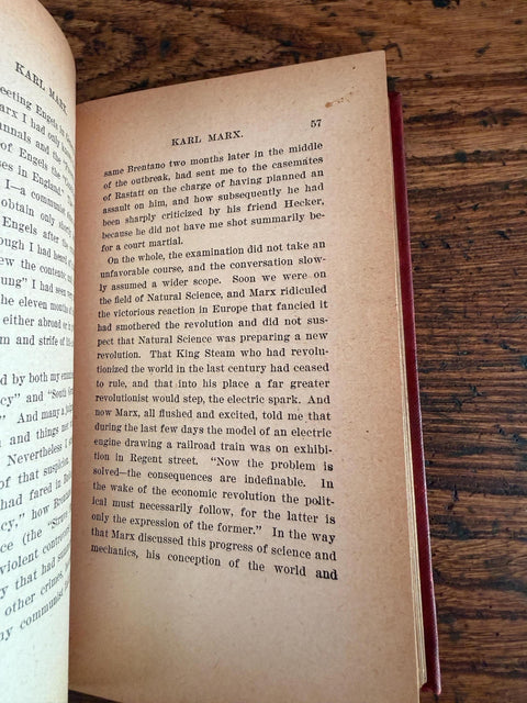 Karl Marx Biographical Memoirs by Wilhelm Liebknecht | 1901 Hardcover
