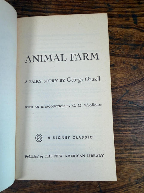 Signet Paperback Lot: Silas Marner, Animal Farm, Heart of Darkness/Secret Sharer (1950s-60s)