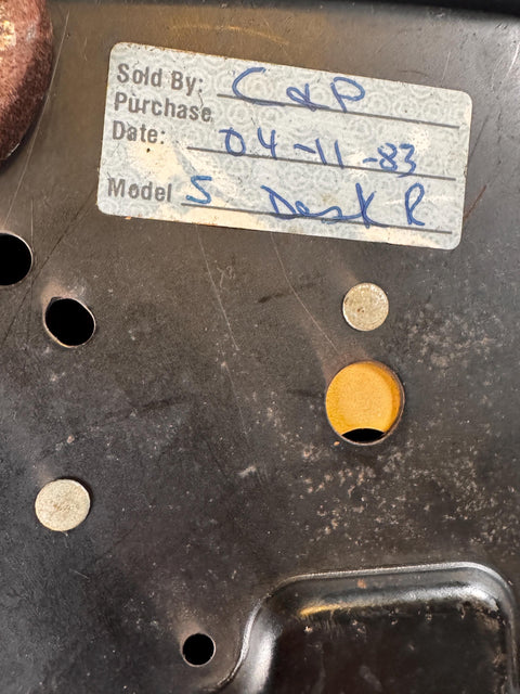 Black Bell System Rotary Dial Telephone