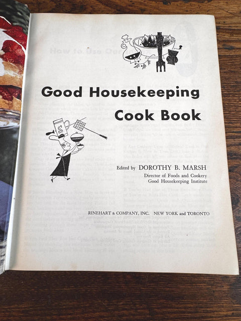 Good Housekeeping Cook Book by Hearst | 1955 Hardback