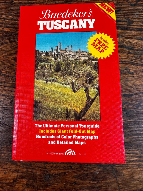 Baedekers Tuscany by Jarrold and Sons Ltd | 1985 Paperback Travel Guide