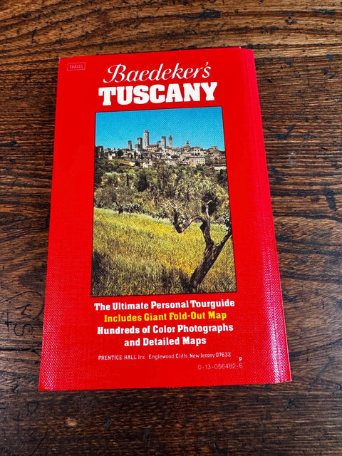 Baedekers Tuscany by Jarrold and Sons Ltd | 1985 Paperback Travel Guide