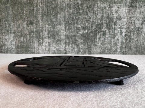 1983 Metal Trivet with Sailboat Design