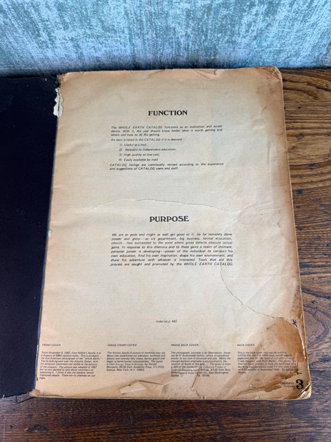The Last Whole Earth Catalog by Whole Earth | 1971 Paperback