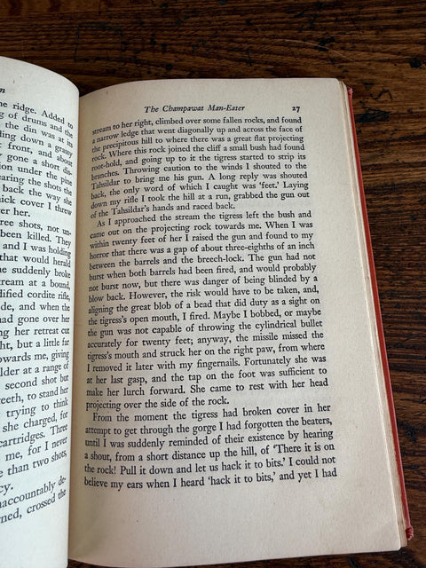 Man-Eaters of Kumaon by Jim Corbett | 1946 Hardback