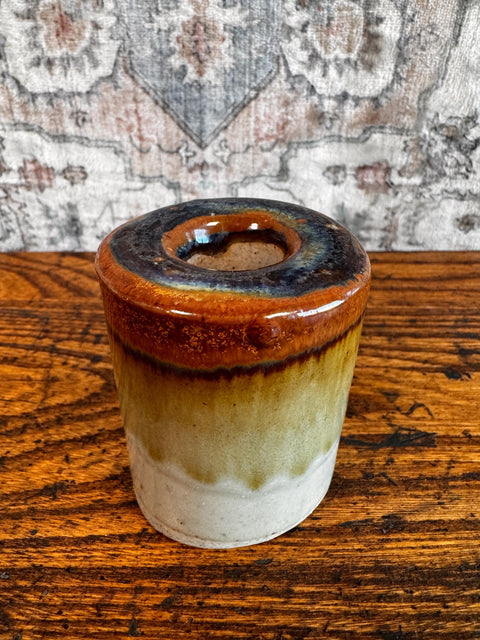 Set of 3 Mid-Century Modern Ceramic Candle Holders