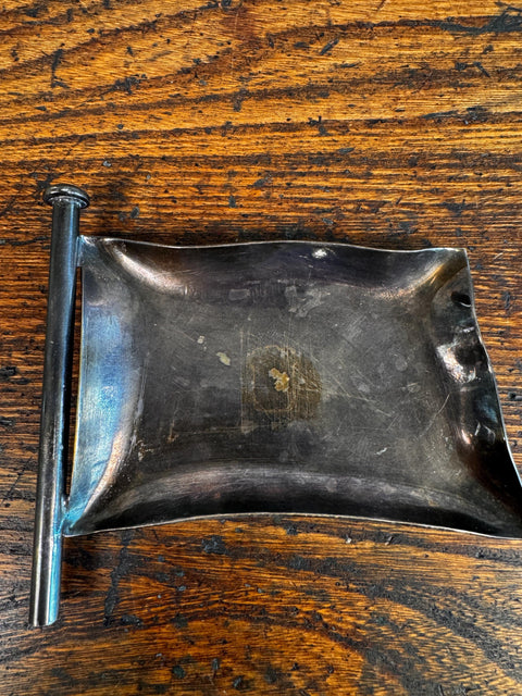 Small Metal Flag Shaped Dish