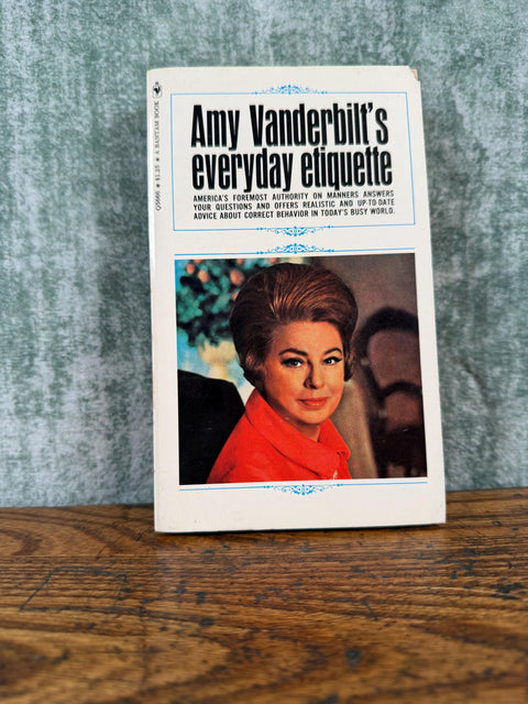 Amy Vanderbilt’s Everyday Etiquette by Amy Vanderbilt | 1970 Paperback, Drawings by Andy Warhol