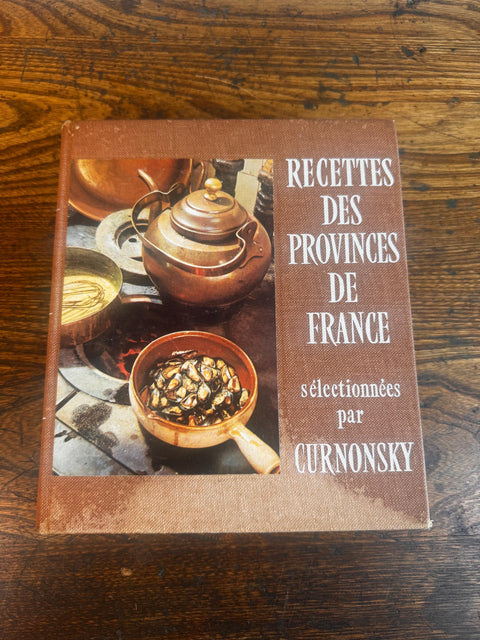 Recettes Des Provinces De France by Curnonsky | 1959 Hardback Cookbook