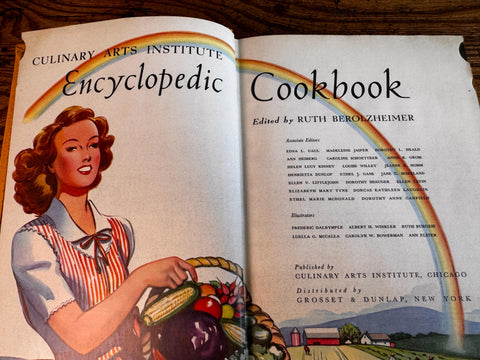 The CIA Encyclopedic Cookbook by Berolzheimer | 1950 Hardback