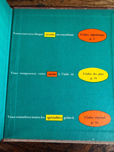 Recettes Des Provinces De France by Curnonsky | 1959 Hardback Cookbook