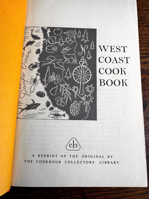 West Coast Cook Book by Helen Evans Brown | 1952 Hardback