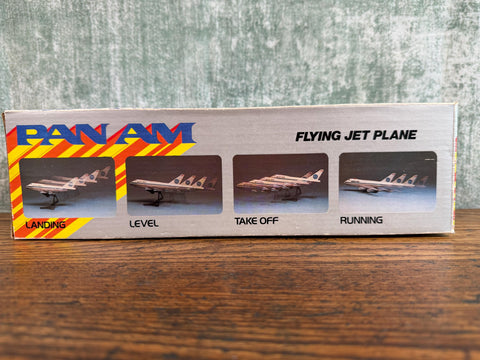 Battery Operated Pan Am Airplane Toy with Flashing Light and Real Engine Sound