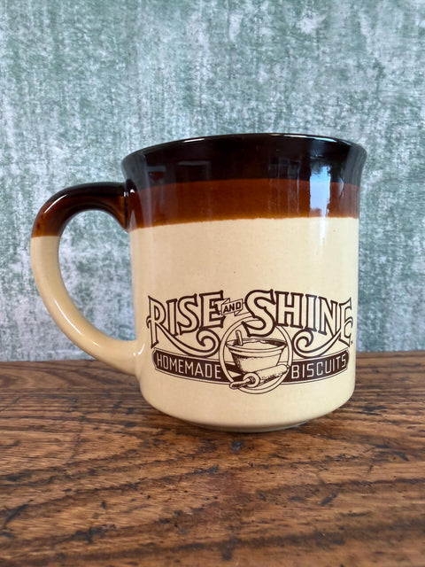 Rise and Shine Homemade Biscuits Coffee Mug by Hardee's, 1986