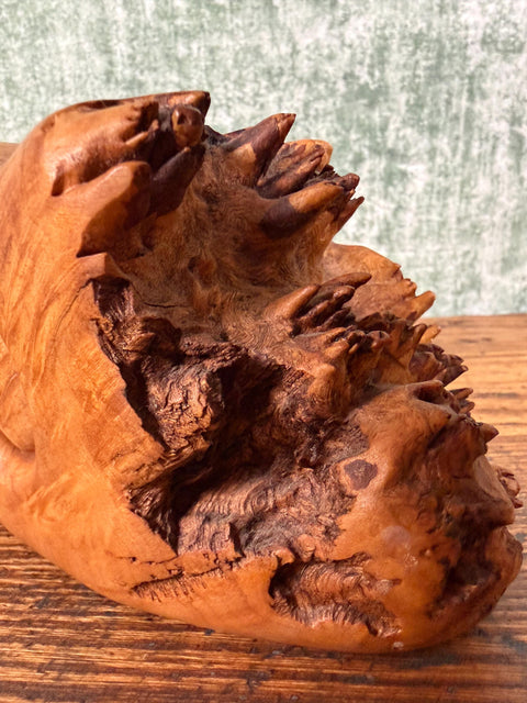 Vintage Fred & Marilyn Buss Maple Burl Puzzle Box