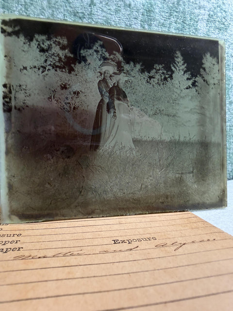 1905 Vintage Glass Plate Negative