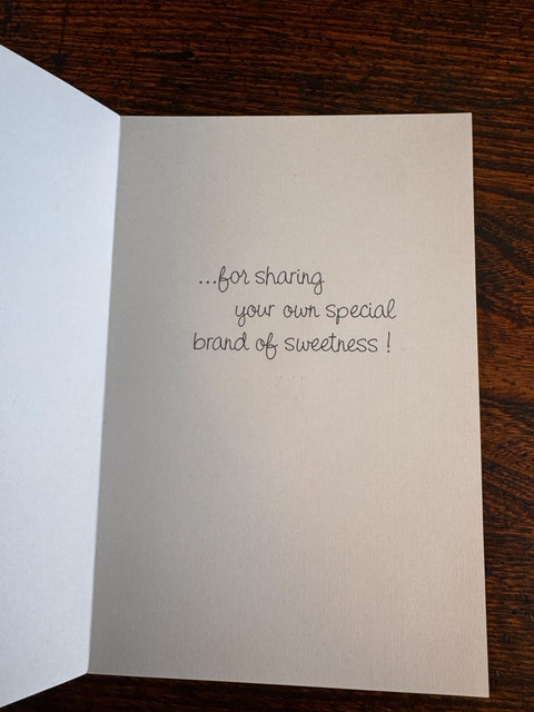 1984 Baby Strawberry Shortcake Thank You Card by American Greetings