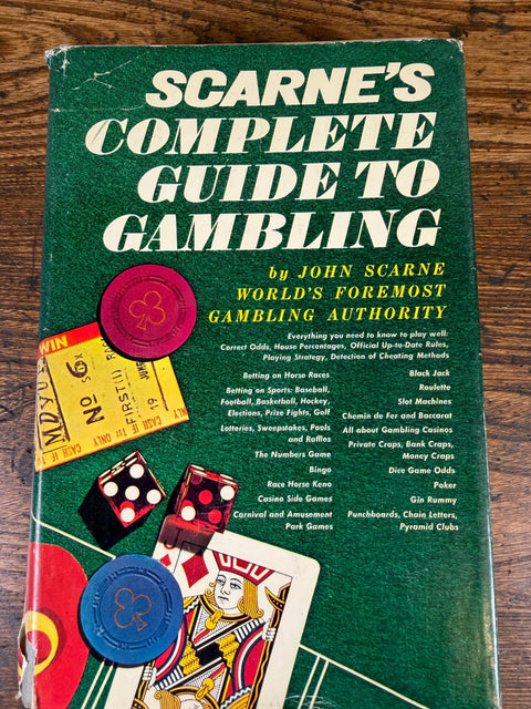 Scarne's Complete Guide to Gambling by John Scarne | 1961 Hardback