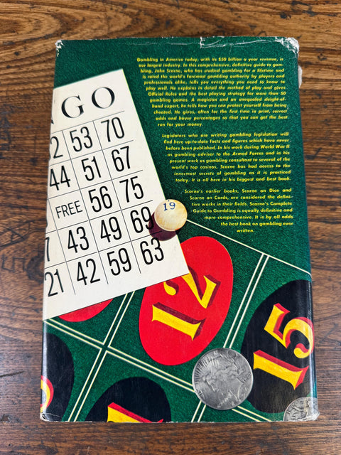 Scarne's Complete Guide to Gambling by John Scarne | 1961 Hardback