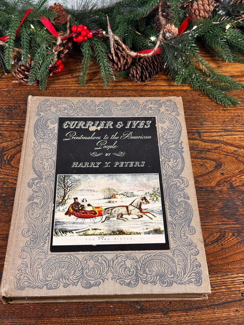 Currier & Ives Printmakers to the American People by Harry T. Peters | 1942 Hardback