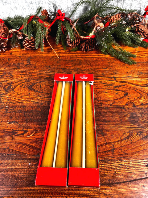 10" Bayberry Scented Taper Candles | 2 packs of 2 candles