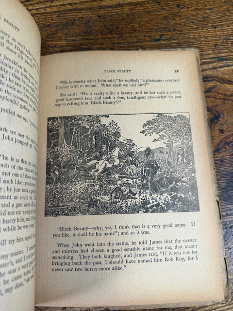 Black Beauty by Anna Sewell | 1910-1913 Hardback Young Folks' Edition