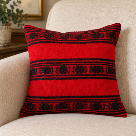 Vintage Marianne Wendt Chilean Woven Pillow Cover 12x12