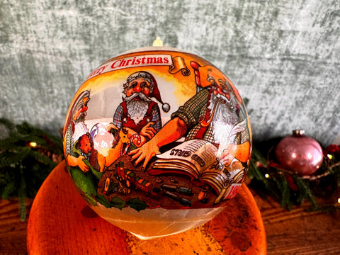 1986 Merry Christmas Santa Claus Christmas Ornament