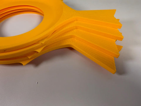 Vintage Yellow Fish Picnic Plate Holders