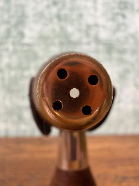 Vintage Walnut Dog Stacking Salt & Pepper Shakers