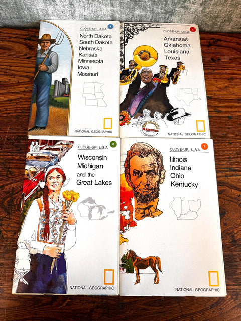 Close-Up U.S.A. Box Set by National Geographic Society, 1978 Travel Souvenirs