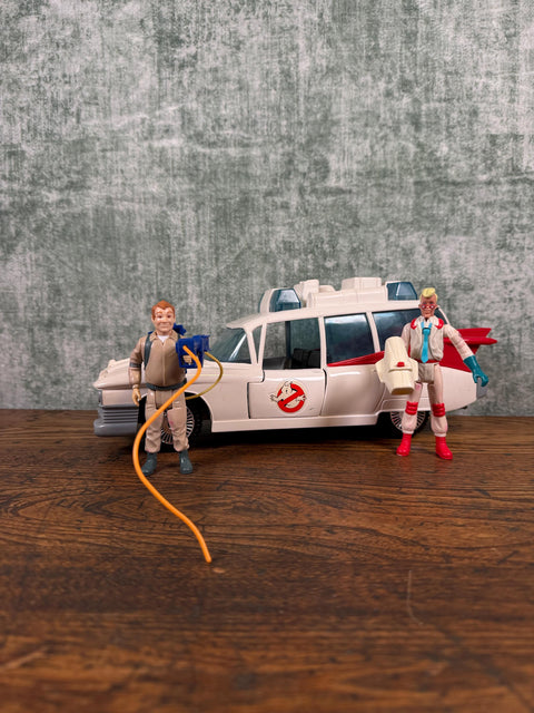 Vintage 1980s Ghostbusters Ecto-1 | Kenner Real Ghostbusters Vehicle with Peter Venkman & Egon
