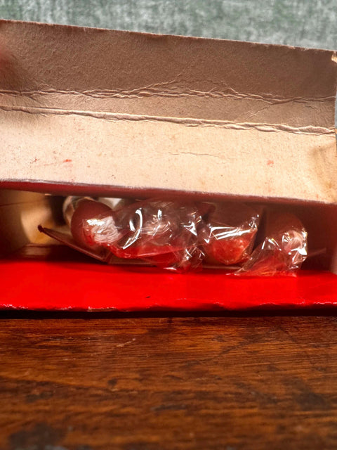 Holiday Candle Set of 4 Taper Candles with Candle Rings by Robert Alan Candle Co.