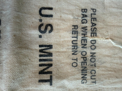 1989 U.S. Mint Coin Bag for Cents - 50 Dollars