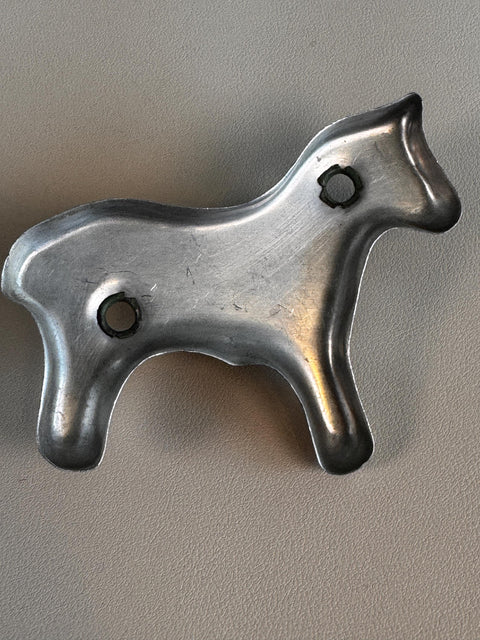 Set of 4 Vintage Aluminum Cookie Cutters with Handles