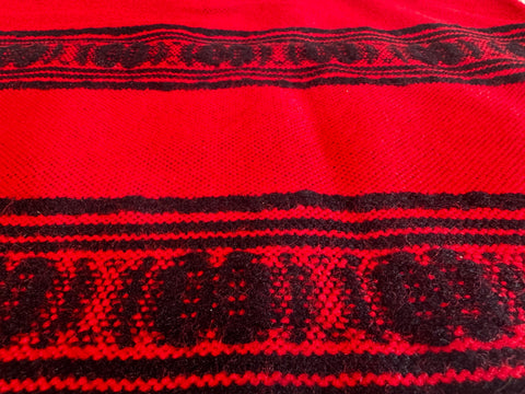 Vintage Marianne Wendt Chilean Woven Pillow Cover 12x12