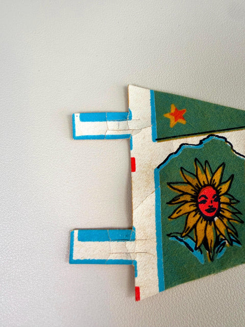 Vintage Maryland Felt Pennant with Sun and State Design