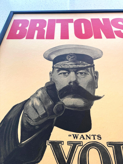 Britons Wants You Join Your Country's Army Recruitment Poster