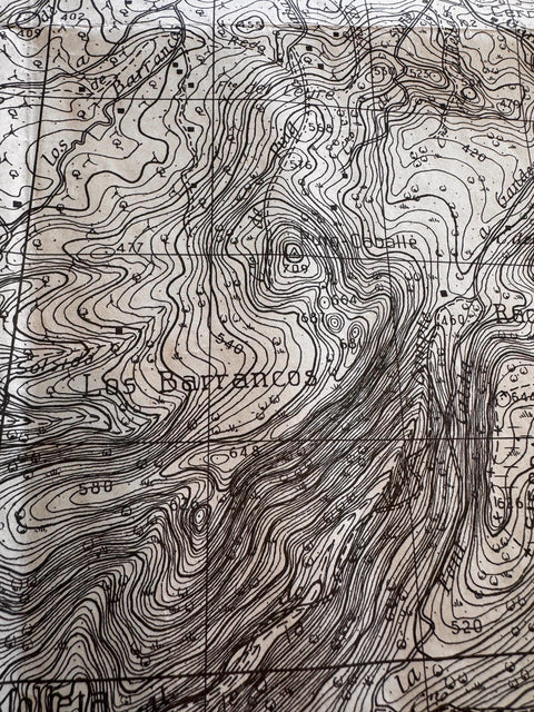 Gandesa 1938 Military Topographic Map of Spain